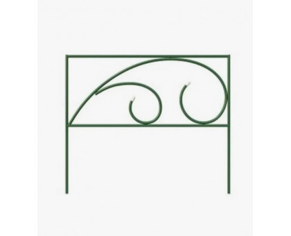 Заборчик садовый металлический Росток, декоративный для сада