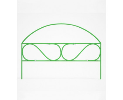 Заборчик садовый металлический Узкий плюс, декоративный для сада