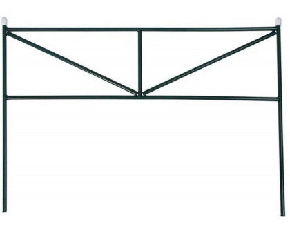 Заборчик садовый металлический Треугольник, декоративный для сада