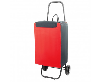 Сумка-тележка Попутчица цвет красно-чёрный