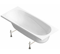 Ванна акриловая прямоугольная 160х70х57 с опорными ножками
