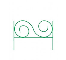 Заборчик садовый металлический Мелодия, декоративный для сада