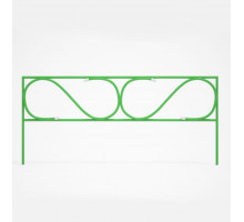 Заборчик садовый металлический Узкий мини, декоративный для сада