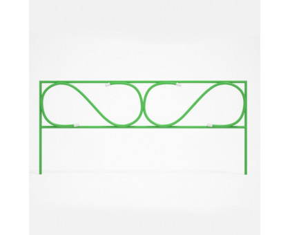 Заборчик садовый металлический Узкий мини, декоративный для сада