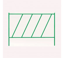 Заборчик садовый металлический Лесенка, декоративный для сада