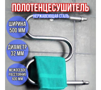 Полотенцесушитель водяной 60х50 м-образный диаметр 32мм