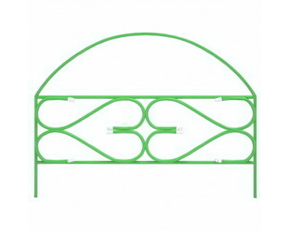 Заборчик садовый металлический Дачный плюс, декоративный для сада