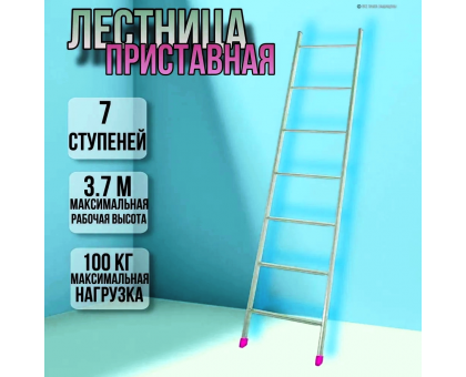 Лестница приставная 7 ступеней длина 1,7м Л7