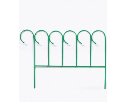 Заборчик садовый металлический Барашек, декоративный для сада