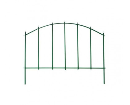 Заборчик садовый металлический Вертикаль, декоративный для сада