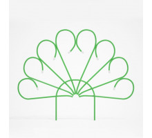 Заборчик садовый металлический Павлин, декоративный для сада