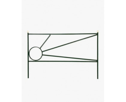 Заборчик садовый металлический Солнце, декоративный для сада